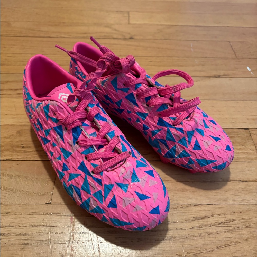 Pink Geometric Women's Athletic Shoes - Unbranded